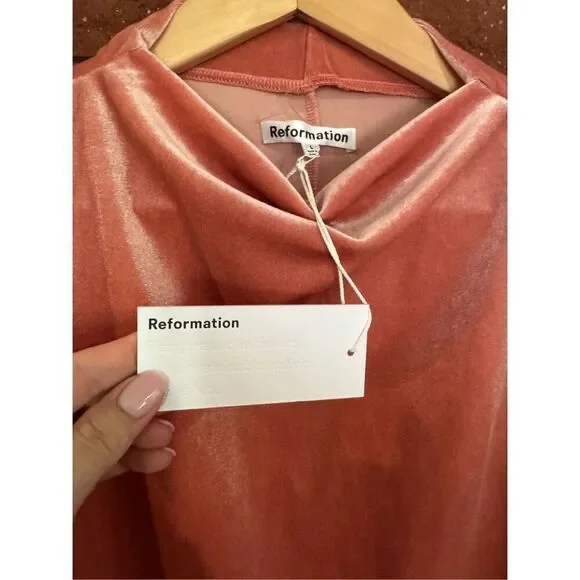 Reformation Velvet Alden Dress - Picture 8 of 10